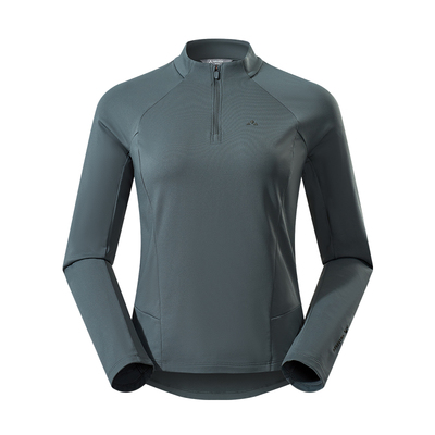 VAUDE巍德半拉长袖抓绒衣女款