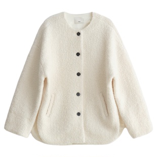 ltyp旅途原品【限量五折】羊驼羊毛圈圈纱小香风外套高级优雅大衣