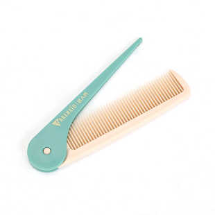 北欧风旅行梳迷你梳子便携梳折叠式便携带可爱纯色吸卡装尖尾梳