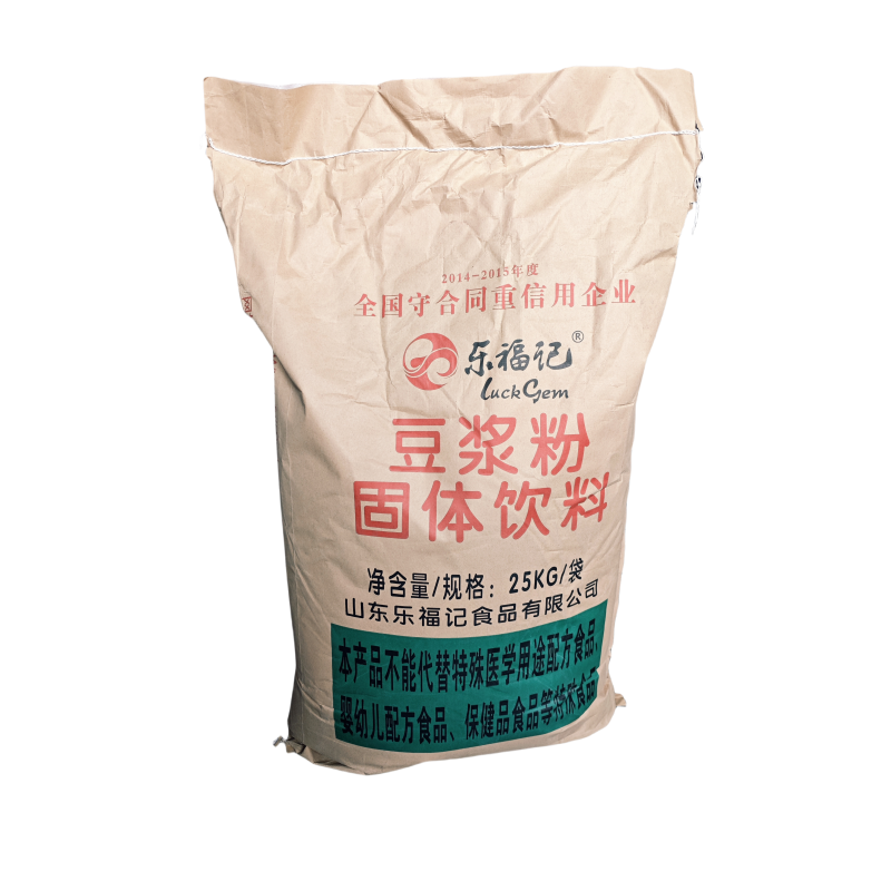 乐福记豆浆粉早餐商用25公斤大袋装速溶餐饮甜味原味同款整箱50斤