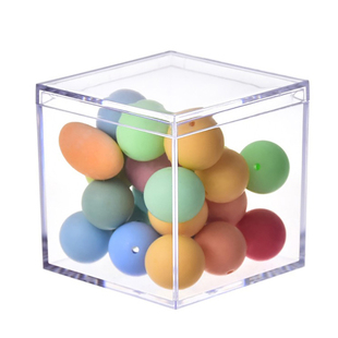 欧式方形塑料透明盒ps喜糖果史莱姆饰品收纳礼品食品包装斗鱼盒子