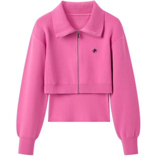 太平鸟女装冬季联名合作系列两件套开衫A3EEE423Y