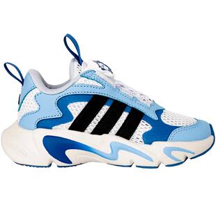 阿迪达斯童鞋男童运动鞋26夏新款儿童网面透气旋钮休闲鞋子KJ4235