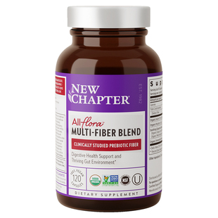 New Chapter新章有机植物纤维助代谢便秘膳食润肠纤维胶囊 120片