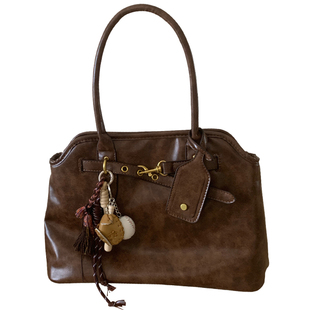 复古慵懒感公文包包女大容量质感百搭简约小众设计手提单肩托特包