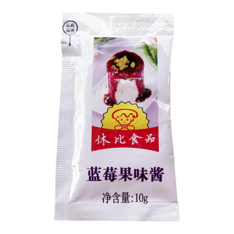 休比小包装面包涂抹草莓酱蓝莓酱