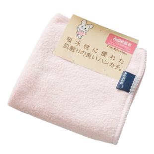 日式美容巾柔软吸水小方巾毛巾婴儿口水巾儿童手帕擦手巾吸汗巾