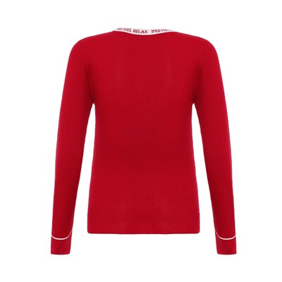 爱美丽字母圆领套头本命年上衣