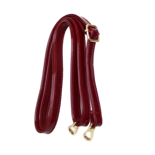 酒红奶白翠绿黑色漆皮斜挎包肩带配件单买可调节替换背包细肩带子