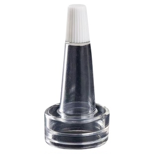 美容院专用冻干粉喇叭头西林瓶滴管精华分装瓶软胶头尖嘴独立包装