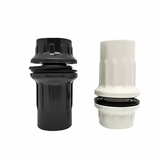 天雁鱼缸弯头上下水接头底滤溢流水族箱夹玻璃穿孔内外丝直接对丝