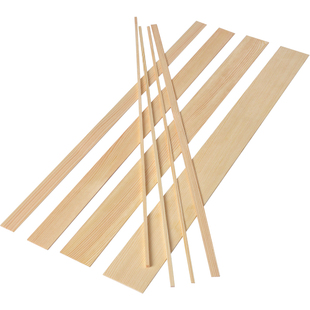 薄木片木板长条细木条扁条实木松木窄木方条diy手工模型制作材料