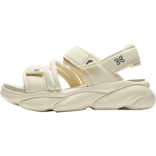 安踏儿童女大童沙滩鞋2026夏季新款防滑女孩露趾沙滩凉鞋商场同款