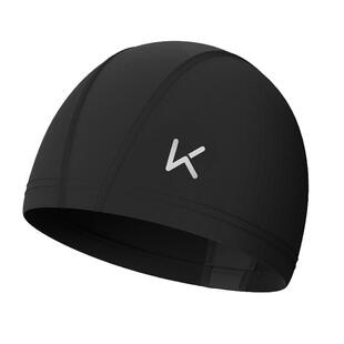 Keep泳帽女布料舒适不勒头大号长发护耳布帽男纯色硅胶防水游泳帽
