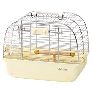 达洋 304不锈钢鸟笼子鹦鹉外出笼便携包金丝熊蜜袋鼯外带笼T30SS