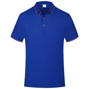 翻领t恤定制工作服印字logo夏季旅游文化衫diy企业工装polo衫刺绣