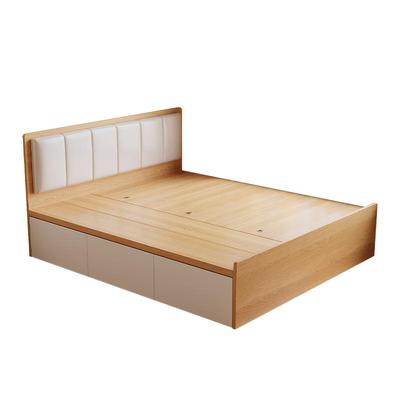 榻榻米床1米8双人床衣柜床一体卧室床小户型实木床储物床收纳床架