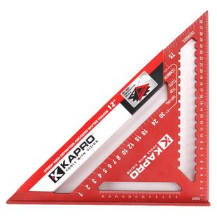 KAPRO开普路铝合金三角尺90度拐尺木工专用直角多功能加厚靠山尺