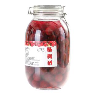 玻璃瓶装杨梅酒农自酿特产梅子酒高度数果酒二年陈荞麦酒浸泡6斤