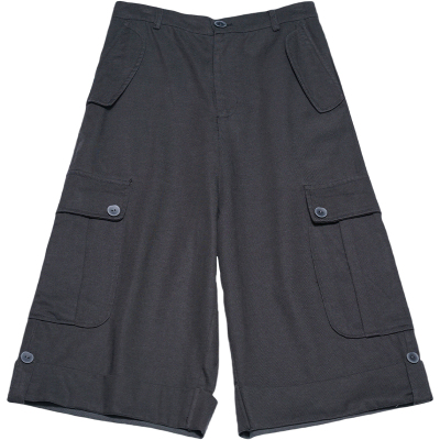 STILLYOU多口袋工装长裤七分裤