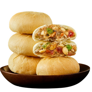 山东老苏式酥皮五仁月饼传统手工中秋节红绿豆沙枣泥批发包邮整箱