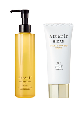 【官方旗舰店】艾天然卸妆油新升级气垫油+防晒隔离霜SPF50+套装