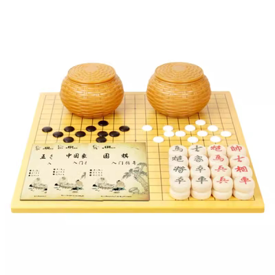 文牛围棋仿玉棋子五子棋初学套装