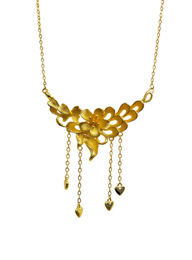 新中式订婚摆台凤尾花假五金套装