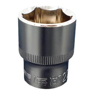 青海湖工具套筒扳手镜面铬钒钢套管12.5mm头子六角短五金汽修工具