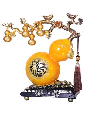 轻奢新中式五福临门葫芦招财摆件
