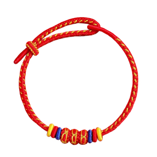 遇见普陀山连中三元手链编织绳高考金榜题名上岸逢考必过幸运手绳