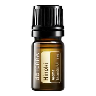 正品doTERRA多特瑞官网扁柏提神香薰精油Hinoki木香植物按摩油5ml