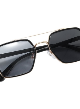 防蓝光辐射眼镜变色平光眼镜双梁