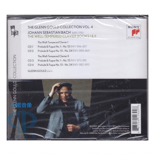 【中图音像】巴赫 十二平均律 古尔德 4CD 88725412692 SONY
