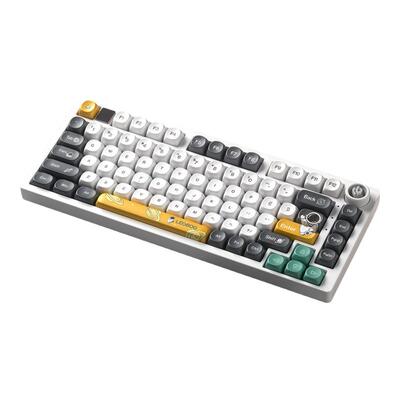 LEOBOG hi75C铝坨坨三模无线机械键盘套件RGB麻将音电竞游戏办公