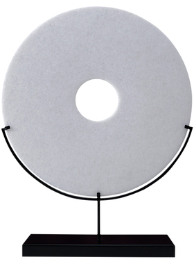 摆件玄关美丽华伦汉白玉新中式