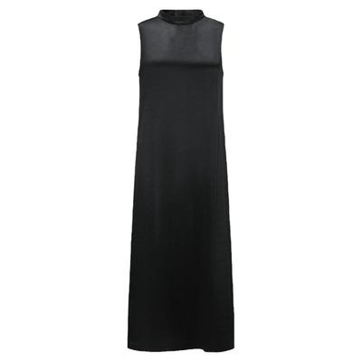 【zhimii识弥】新中式玄天黑色裂纹醋酸无袖高级感旗袍连衣裙女