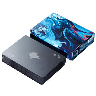 扑克牌pvc塑料水洗黑色防折耐磨