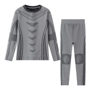 英氏儿童速干套装2025秋冬新款女童户外训练运动服滑雪保暖体能衣