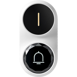 牧锐门铃无线家用免打孔楼上楼下个性创意可爱叮咚防盗门响铃器