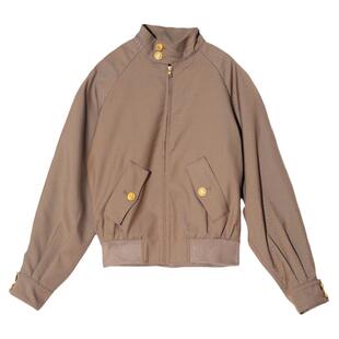 Carolingian英伦高阶!澳洲羊毛+棉精工短外套女甜酷经典气质夹克