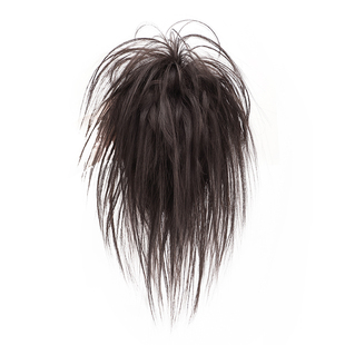 鸡窝头丸子头假发抓夹式马尾假发辣妹凌乱花苞头盘发包鸡毛毽子头