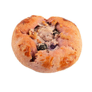 清晨里 蓝莓夹心乳酪司康饼下午茶早餐前英式甜品糕点看剧小吃食