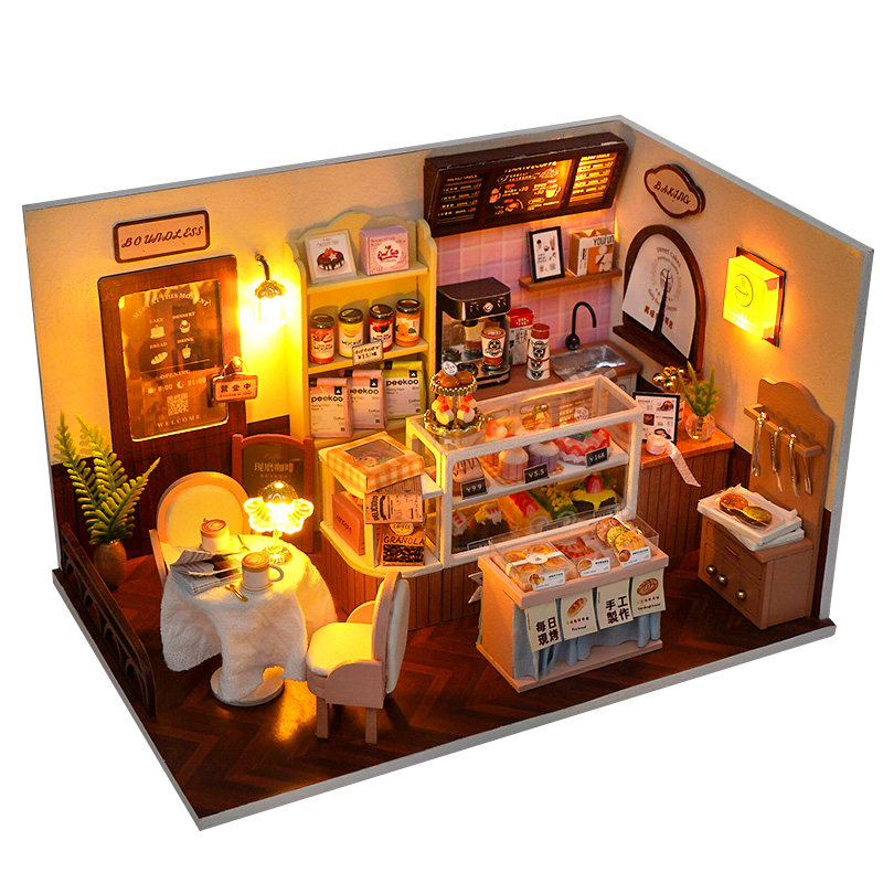 3D立体拼图成人版diy小屋带灯光