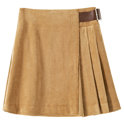 BANANABABY复古灯芯绒百褶裙