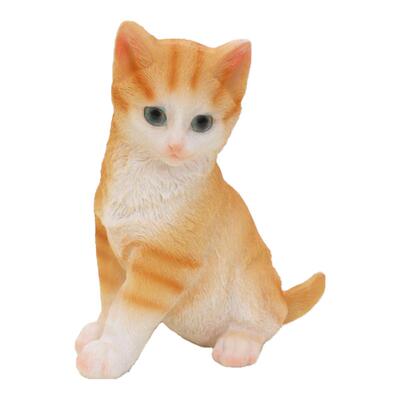 可爱橘猫摆件仿真动物工艺品装饰