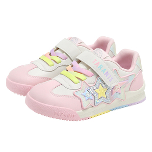 泰兰尼斯童鞋春秋新款女童慢跑鞋儿童运动鞋轻弹时尚休闲鞋儿童鞋