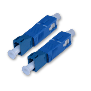 锐闪 SC公-LC母大方转小方SC转LC光纤红光笔转接头耦合器法兰SC-LC公转母