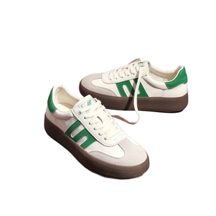 王玉雯/王楚然同款百丽德训鞋复古跑道阿甘鞋女休闲鞋D3A2DAM5