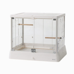 达洋新款全景玻璃高透明鸟笼子别墅家用大号豪华鹦鹉笼B6047